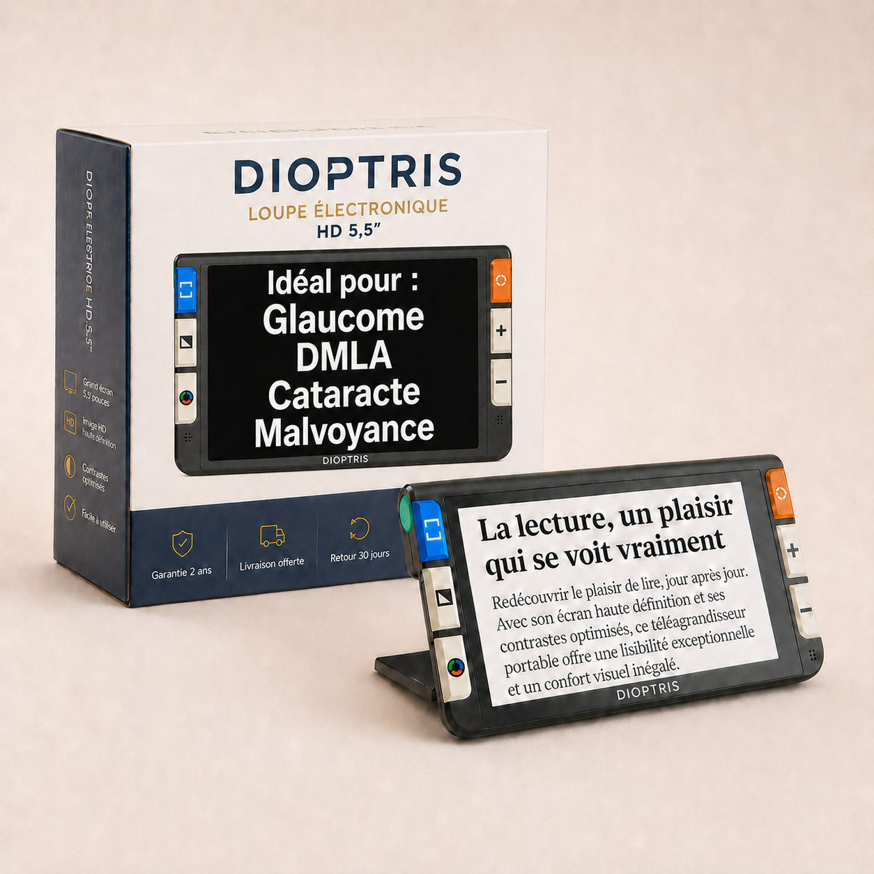 Dioptris Lector – Loupe électronique pour lire facilement