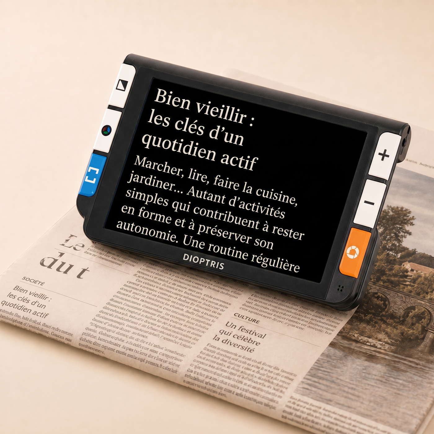 Dioptris Lector – Loupe électronique pour lire facilement