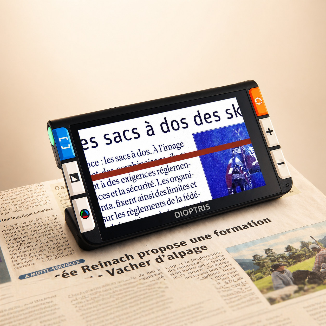 Dioptris Lector – Loupe électronique pour lire facilement